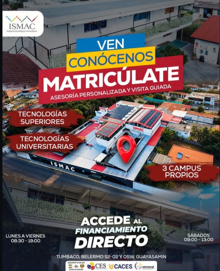 Notificacion del instituto ismac