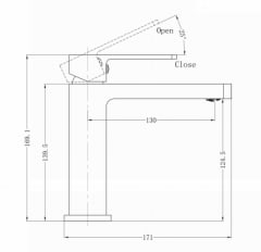 CELIA Standard Basin Mixer / Choose Colour Option