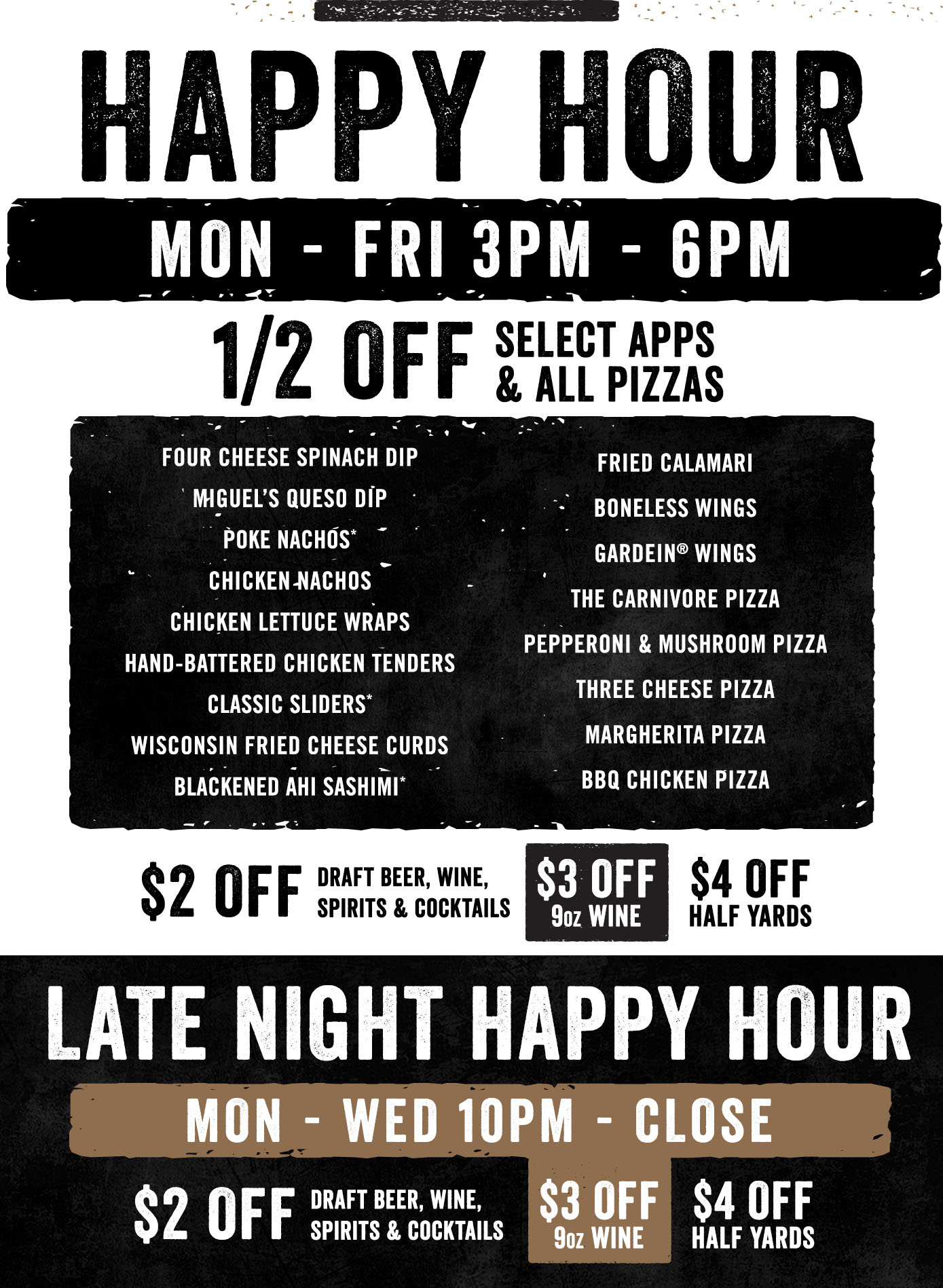Food & Drink Menu