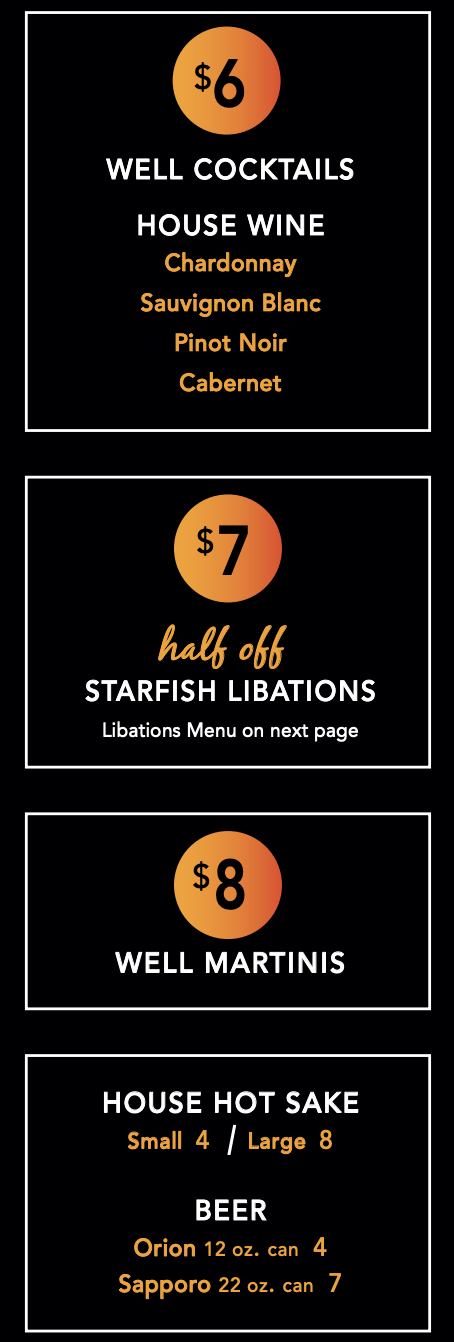 Drink Menu