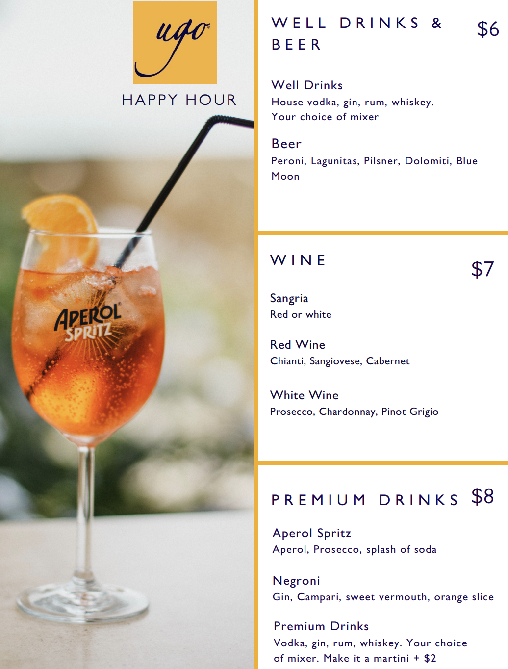 Drink Menu