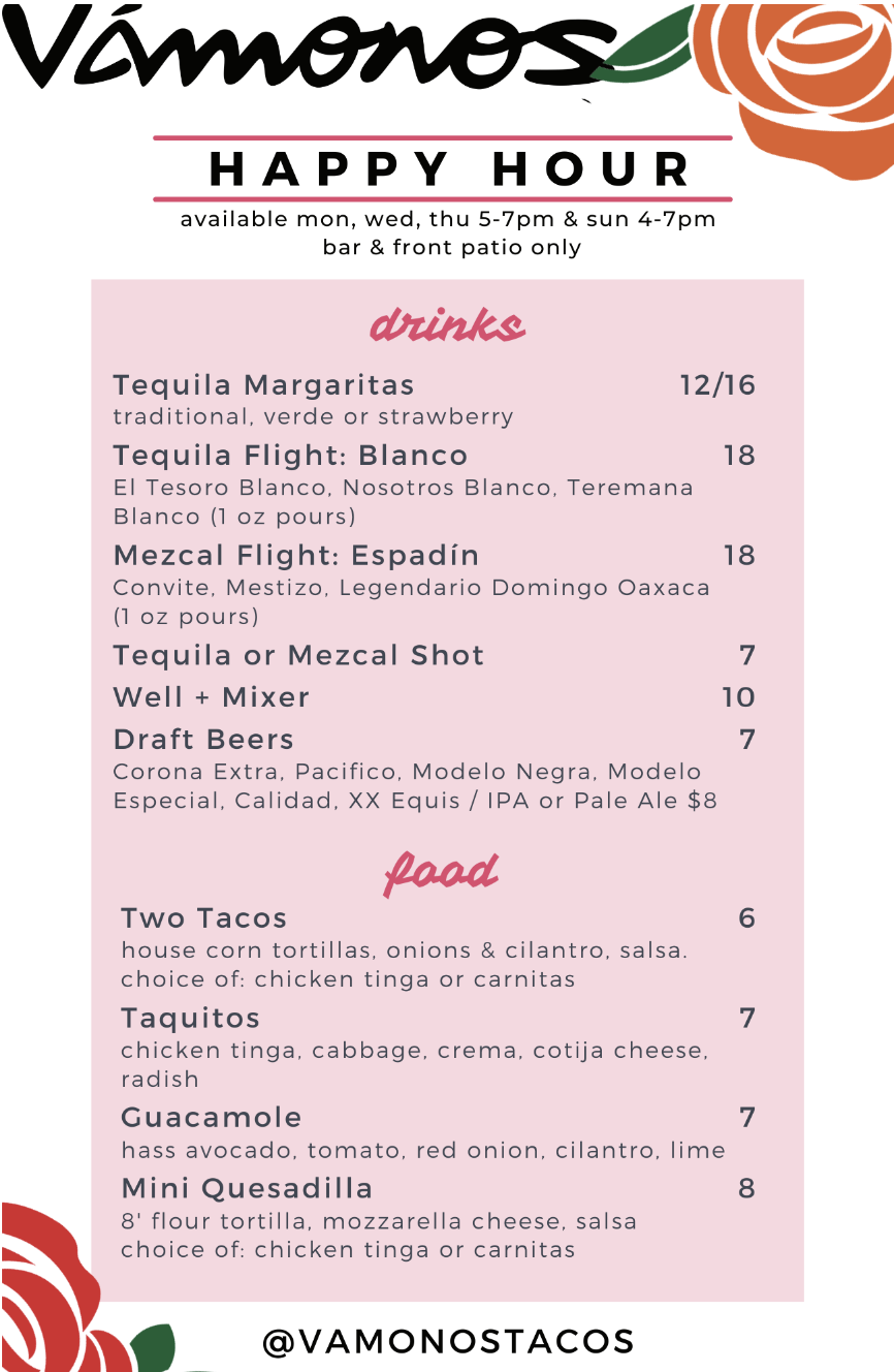 Food & Drink Menu