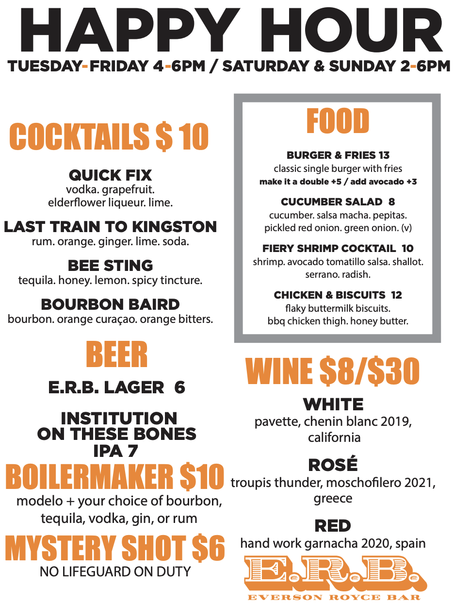 Food & Drink Menu