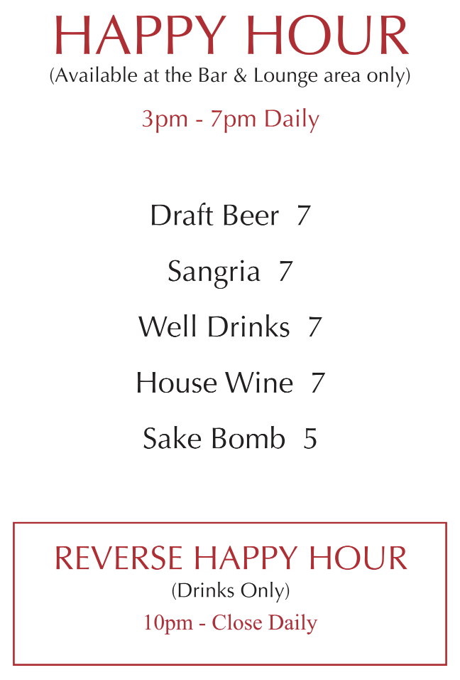 Drink Menu