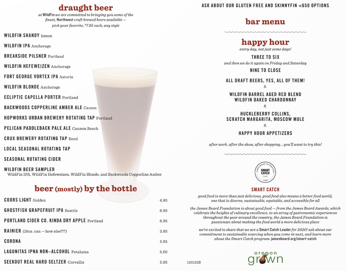 Food & Drink Menu