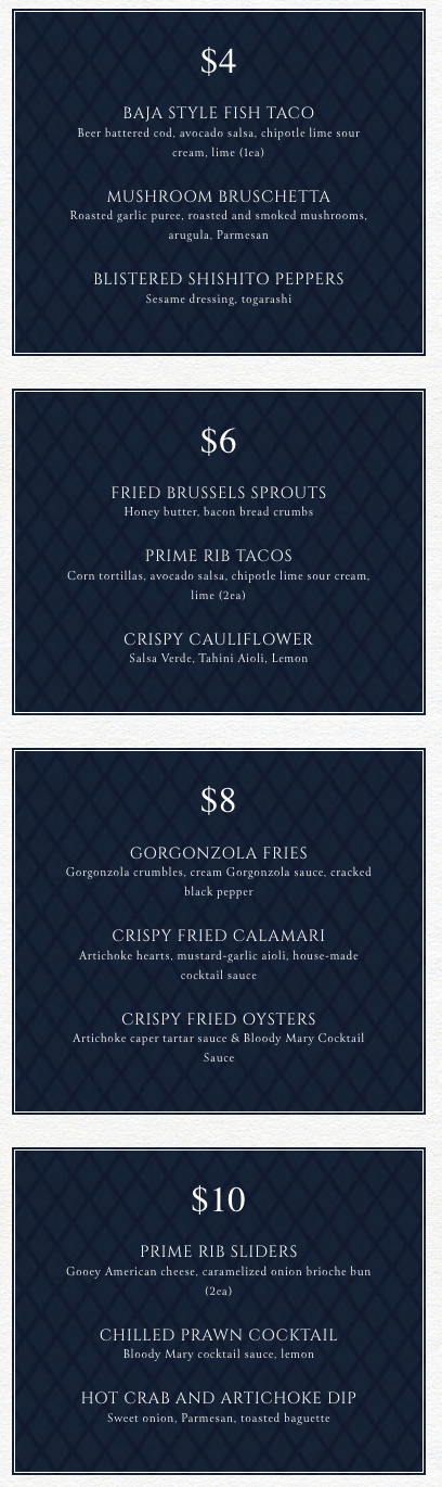 Food Menu