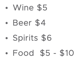 Food & Drink Menu