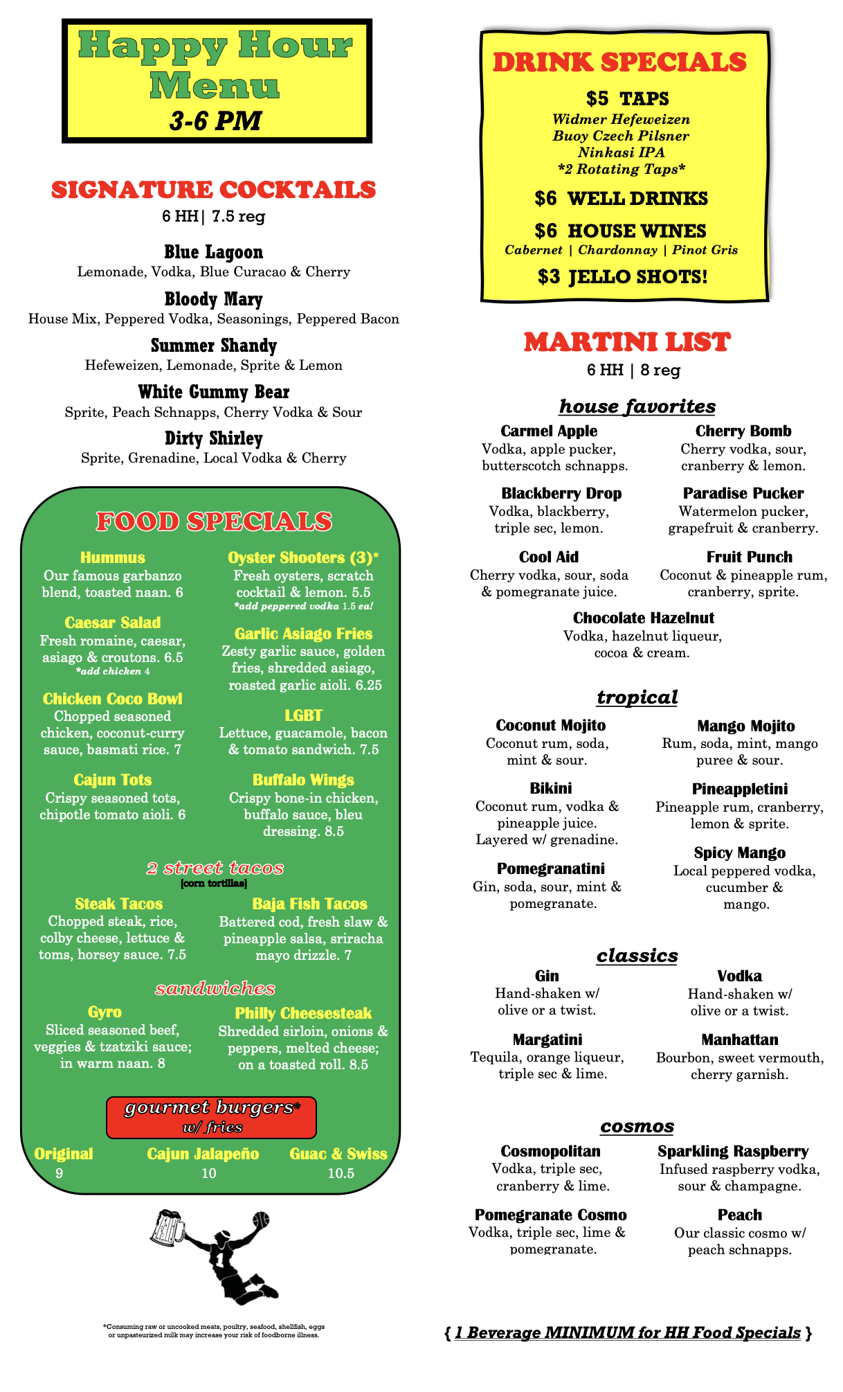 Food & Drink Menu