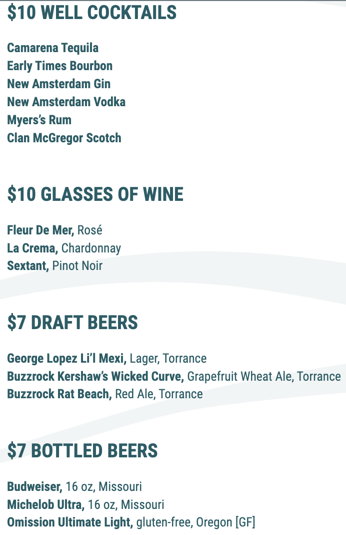 Drink Menu