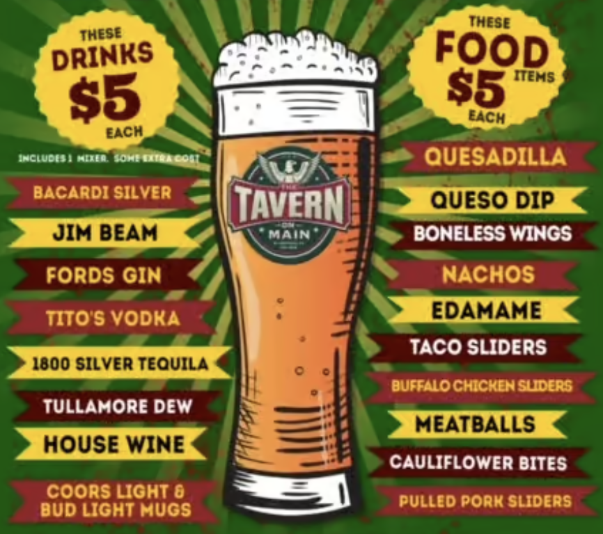 Food & Drink Menu