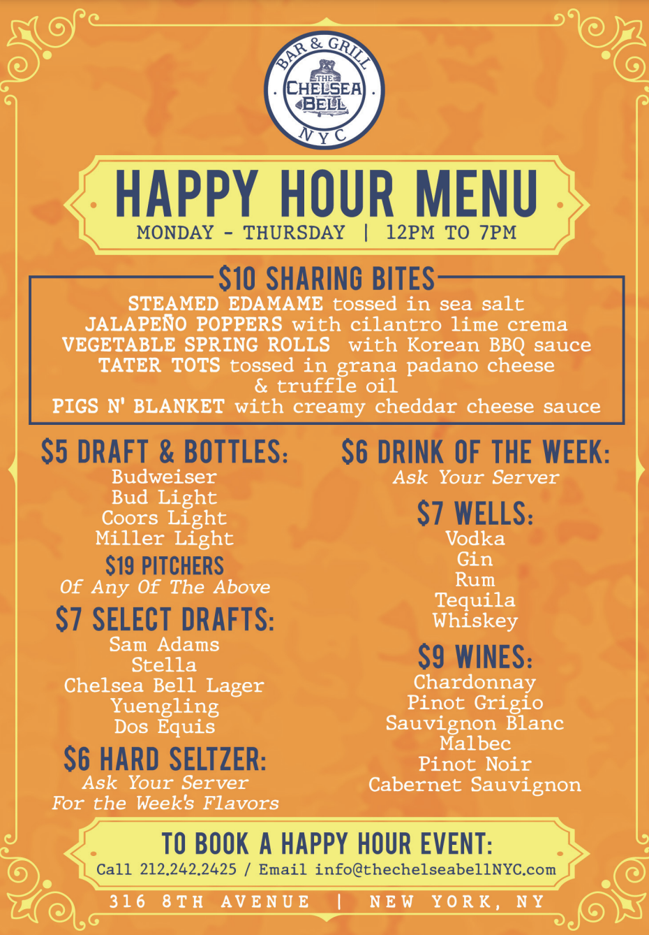 Food & Drink Menu
