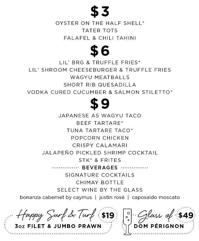Food & Drink Menu