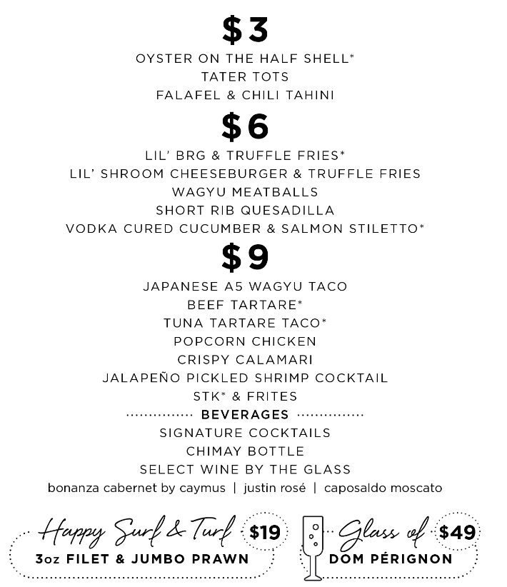 Food & Drink Menu