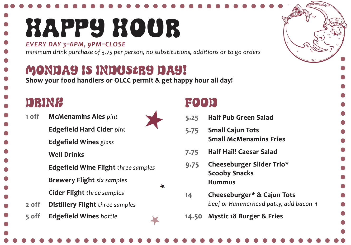 Food & Drink Menu