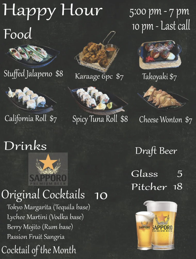 Food & Drink Menu