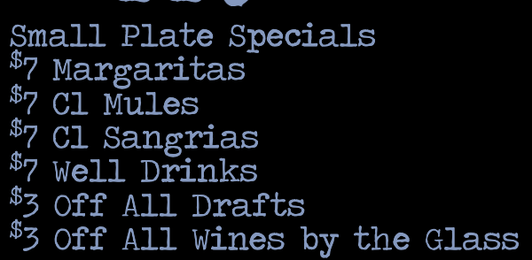 Food & Drink Menu