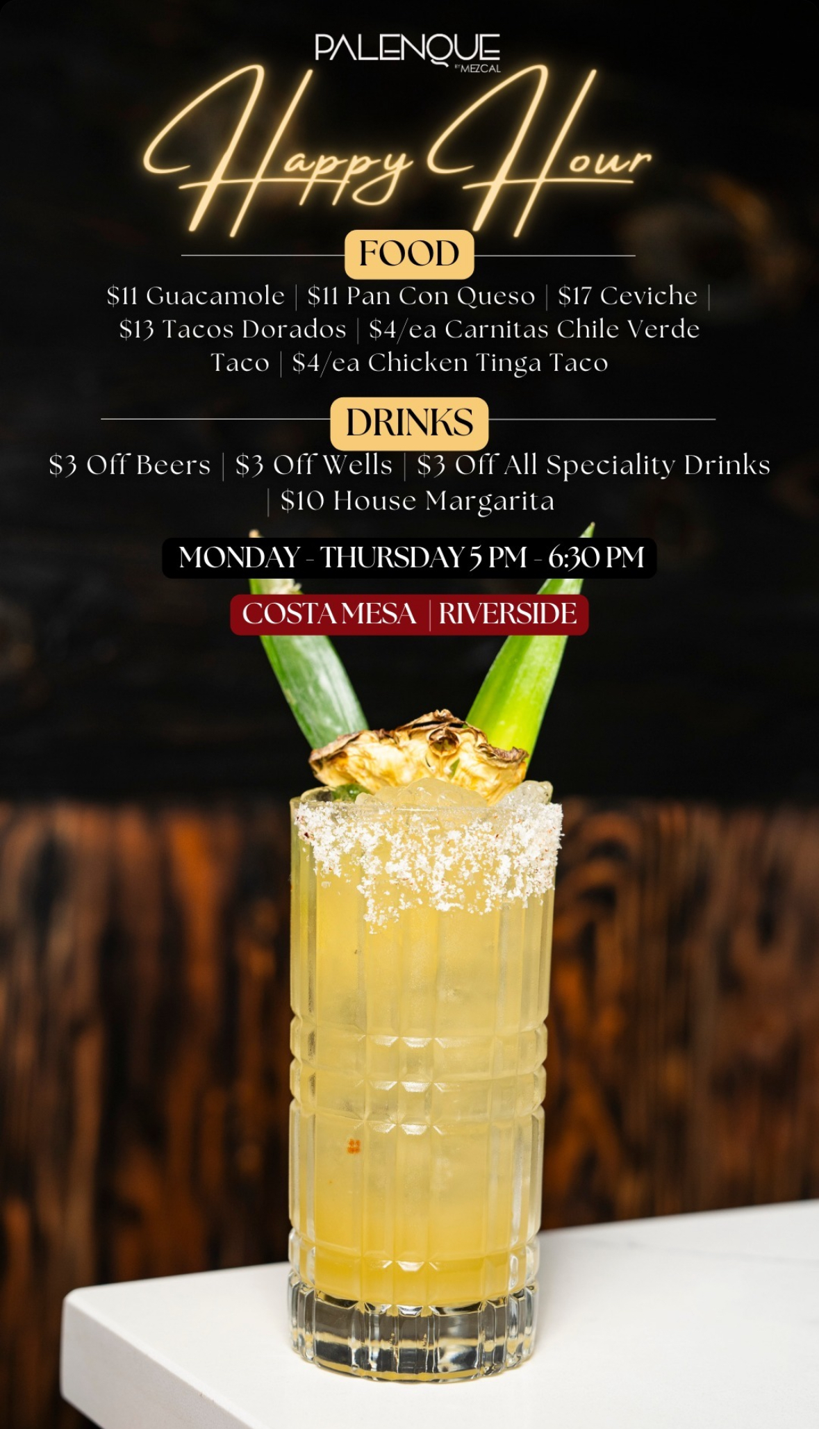 Food & Drink Menu