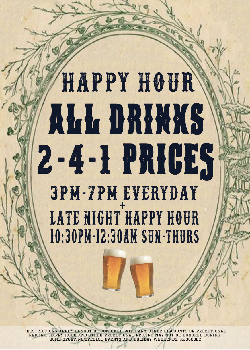 Drink Menu