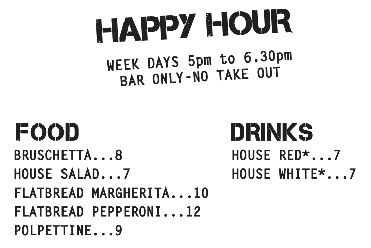 Food & Drink Menu