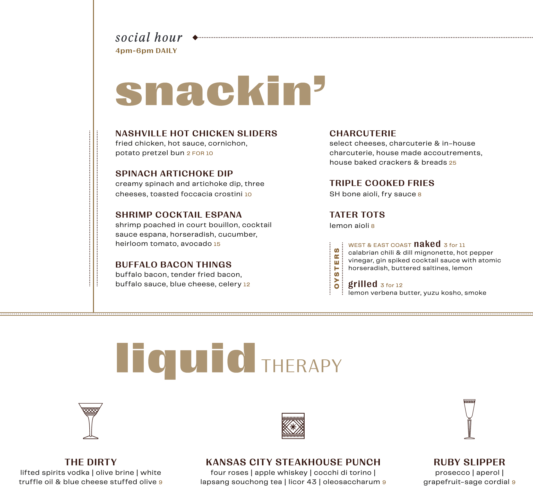 Food & Drink Menu