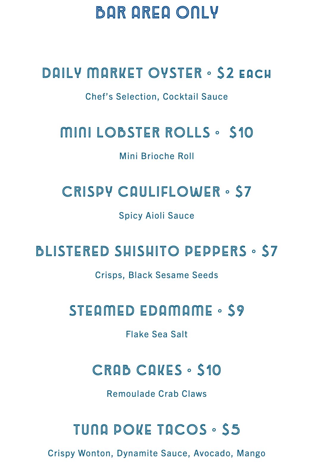 Food Menu