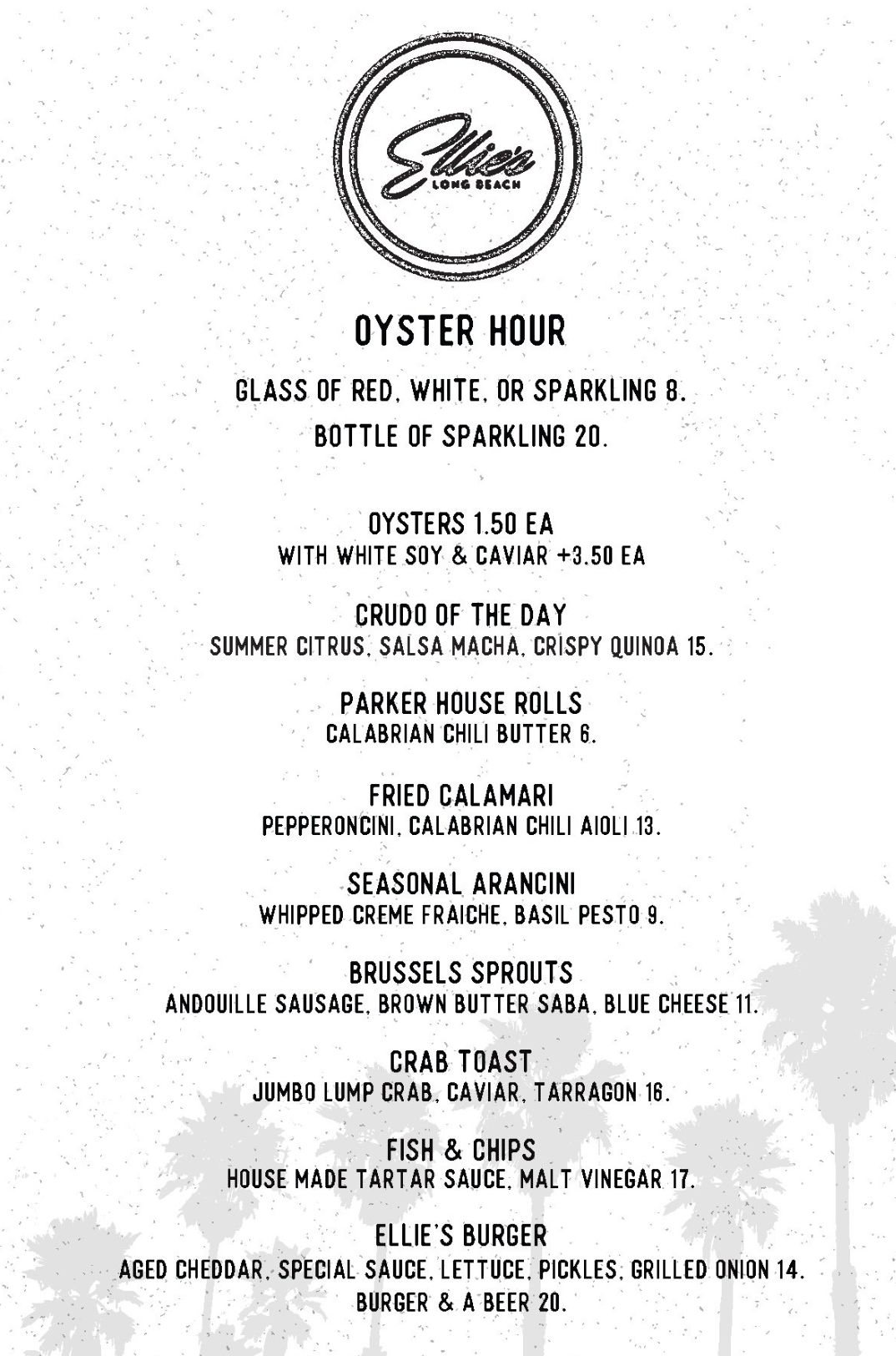 Food & Drink Menu