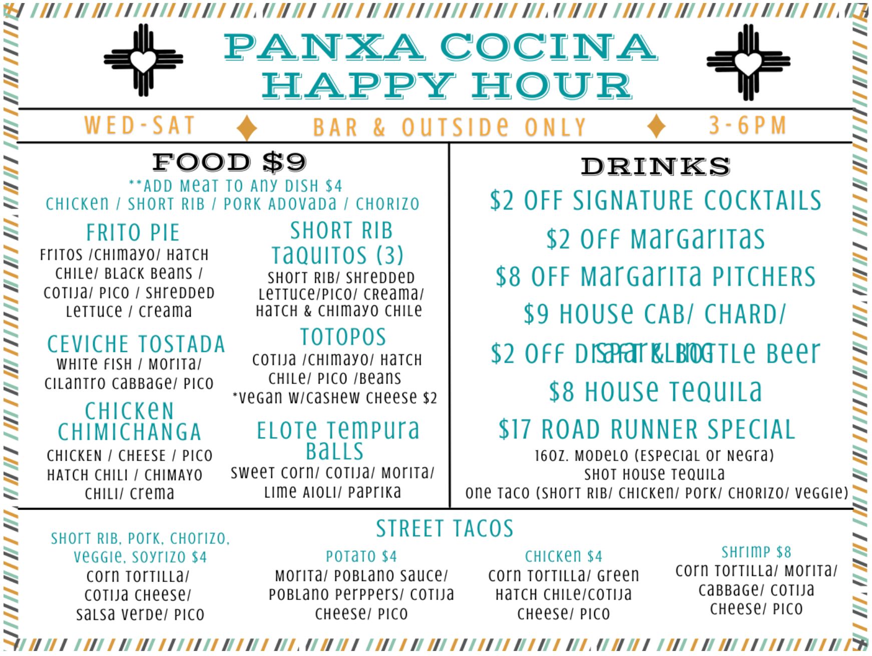 Food & Drink Menu