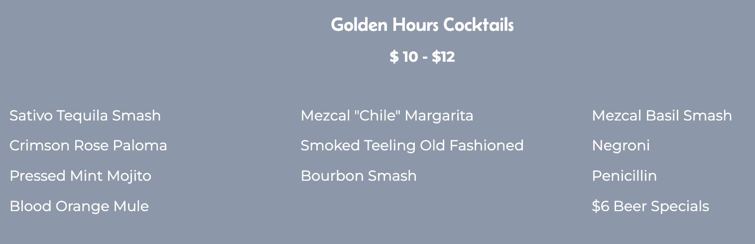 Drink Menu