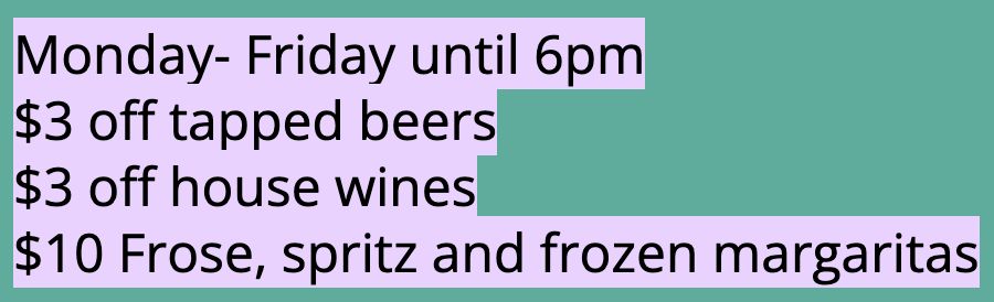 Drink Menu