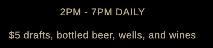 Drink Menu