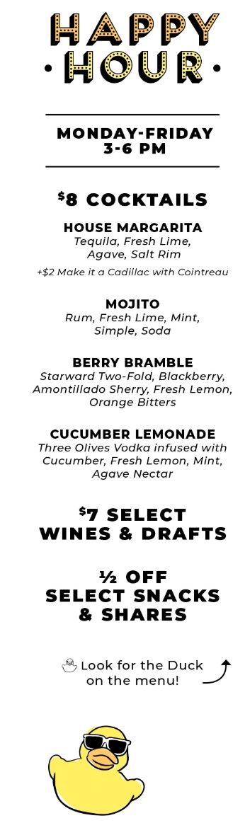 Food & Drink Menu