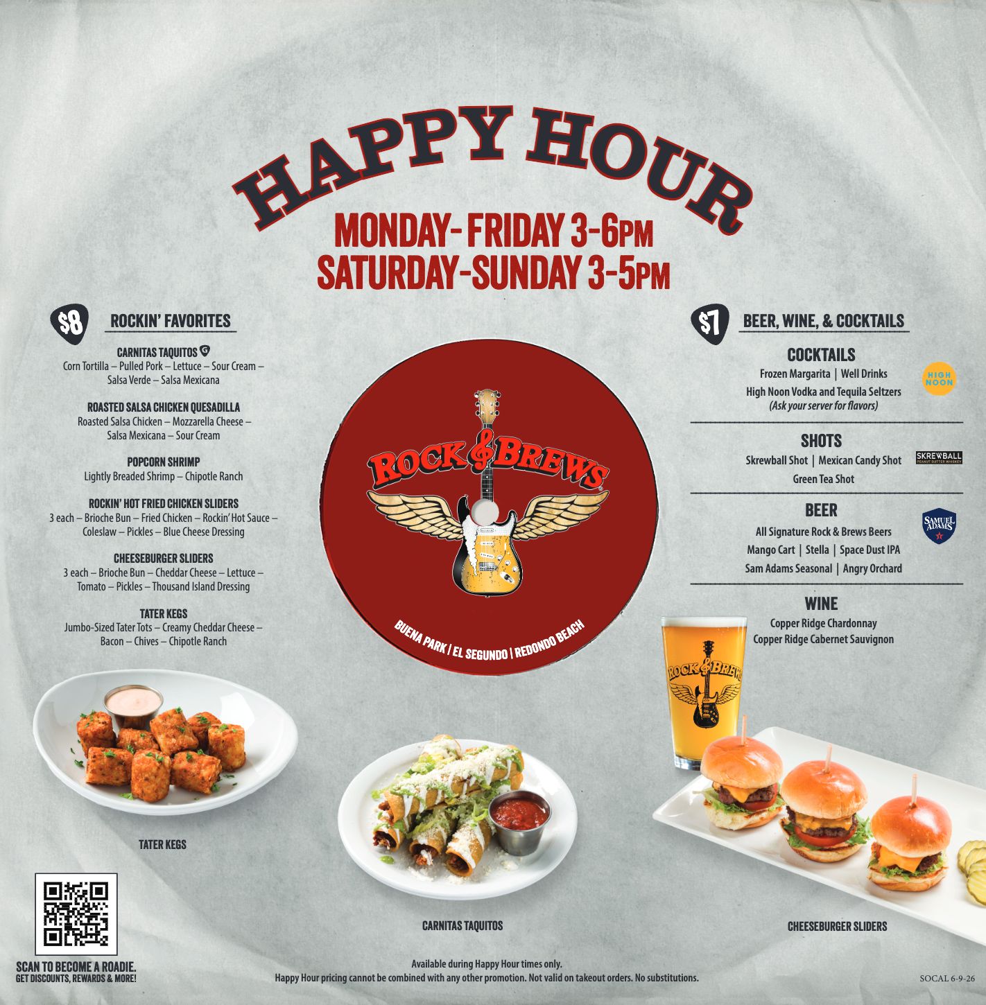 Food & Drink Menu