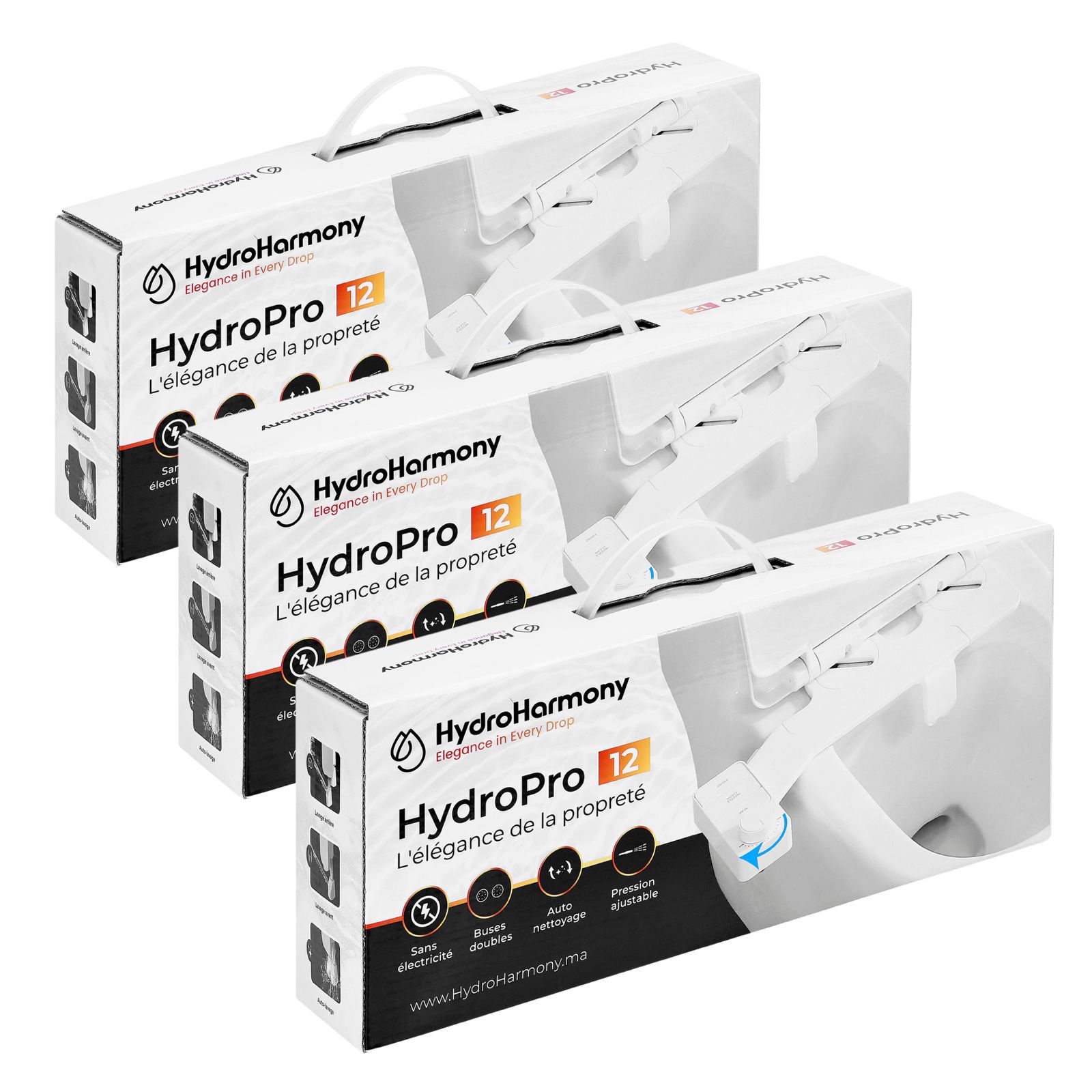 3× HydroPro-12