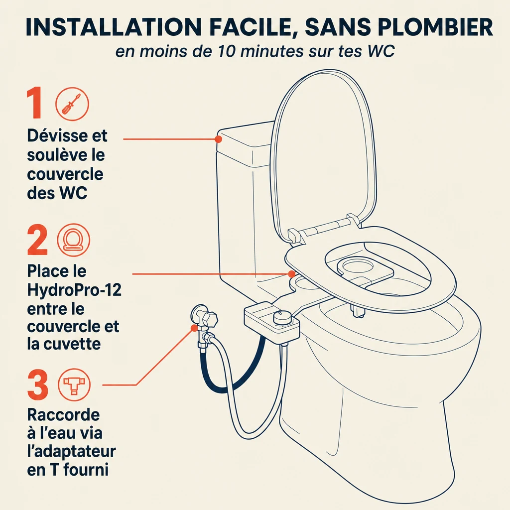 Toilette Japonaise — Kit HydroPro-12 — 6