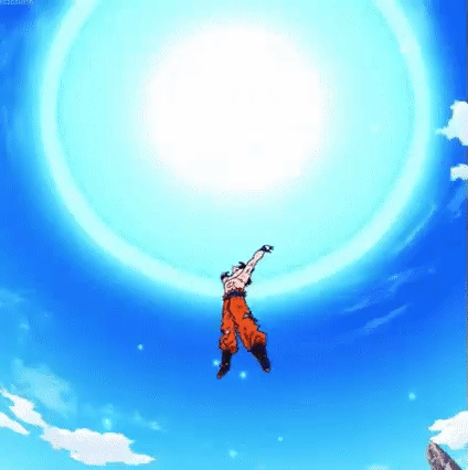 元気玉 悟空 ドラゴンボール GIF