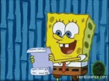 Spongebob Squarepants To Do List GIF