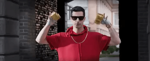 Andy Samberg Flirting GIF