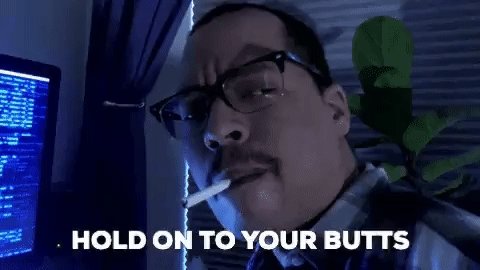 Jurassic Park Hold On To Your Butts GIF by chuber channel