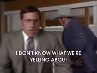 When Everyone's Arguing GIF