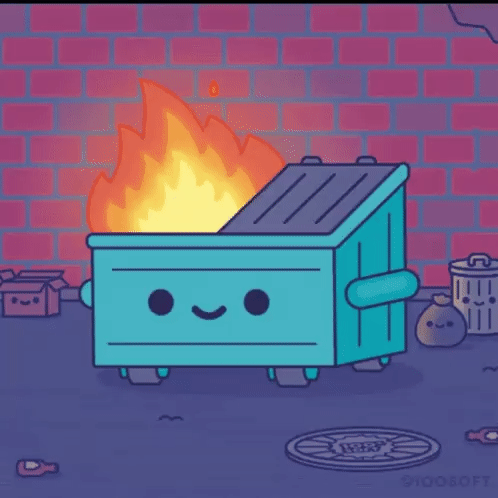 Cute Trash GIF