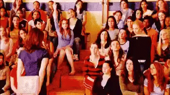 Mean Girls Raise Hand GIF