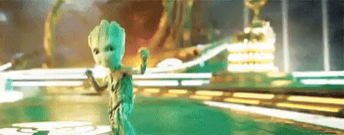 Groot Dancing GIF