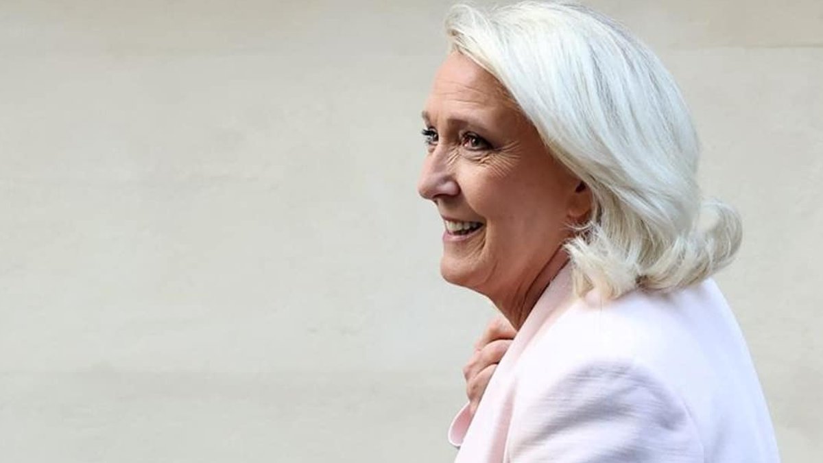 Le Pen Courts Business Leaders in Debate - le pen debate