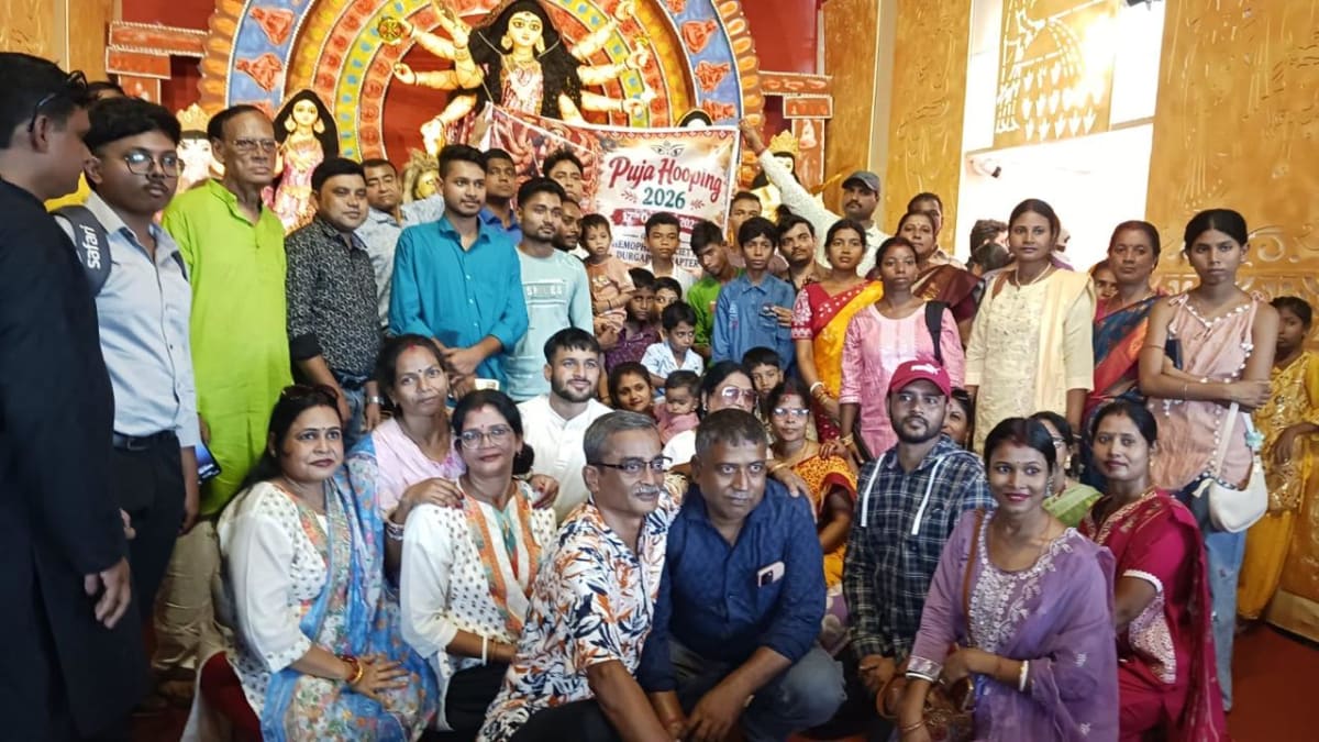 হিমোফিলিয়া সোসাইটি দুর্গাপুর চ্যাপ্টারের উদ্যোগে রোগী ও পরিবারবর্গের জন্য 'দুর্গাপূজা প্যান্ডেল হপিং'