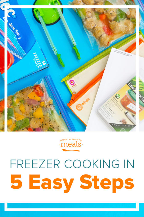 In order to help you start freezer cooking quickly, we have five easy steps and a list of great posts from our Get Started series.