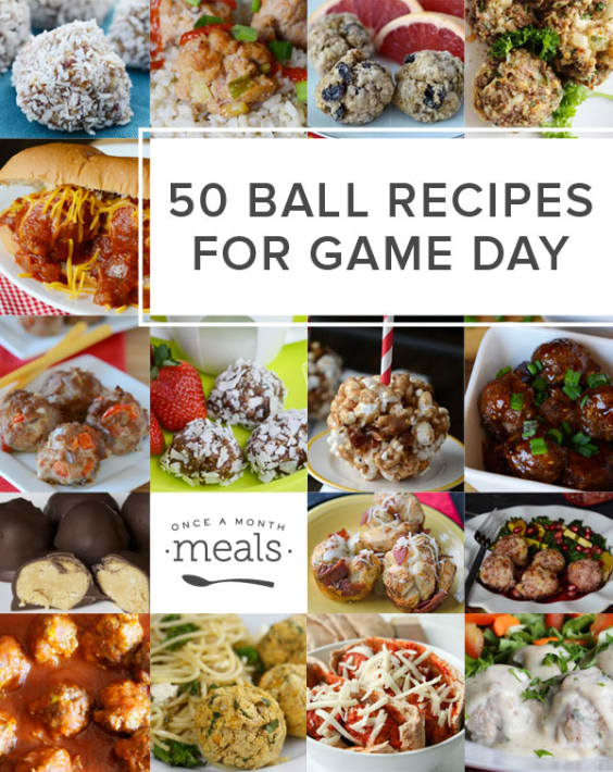 What do you eat during the big game? Here are 50 freezer friendly, finger food, ball recipes for game day madness!