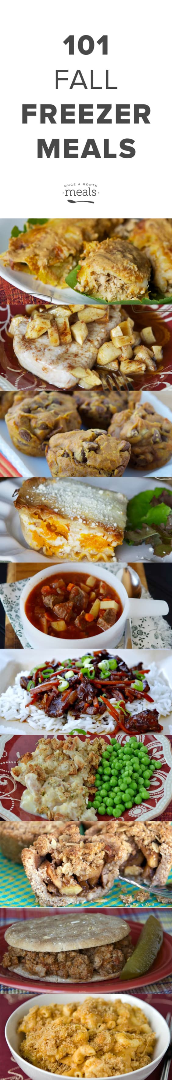 The air is cool, the leaves are turning and dreams of soups, stews and chilis are dancing in your head! Here are our favorite Fall recipes complete with freezing instructions you can make tons of them ahead and freeze them for the perfect Fall day.