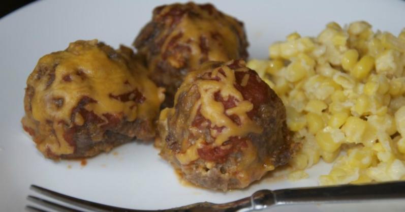 Enchilada Meatballs freezer meal recipe