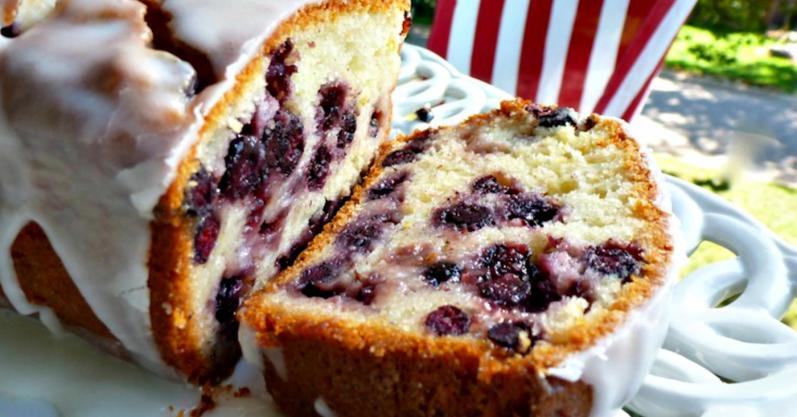 Gluten Free Dairy Free Lemon Blueberry Yogurt Bread freezer meal recipe