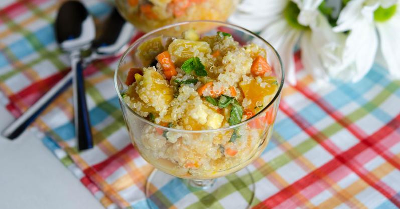 Quinoa Summer Salad- Freezer meal recipe